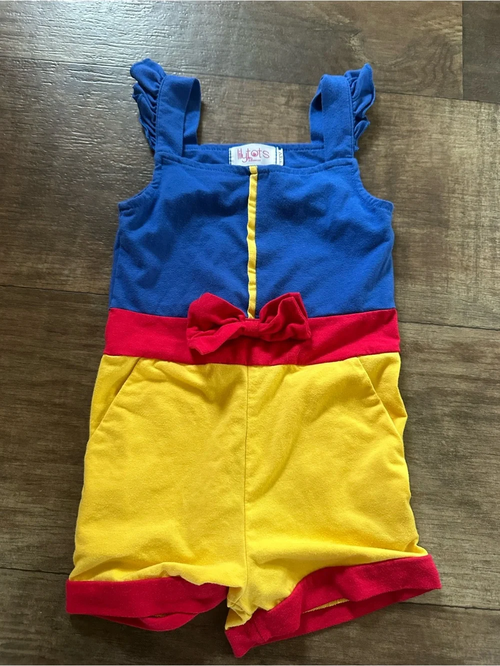 Lilytots princess and Minnie themed rompers size 3-4